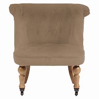 кресло amelie french country chair светло-коричневое в Хабаровске