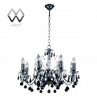 подвесная люстра mw-light барселона 313010208 черная в Хабаровске
