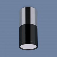 потолочный светодиодный светильник elektrostandard dlr028 6w 4200k хром/черный хром 4690389121982 в Хабаровске