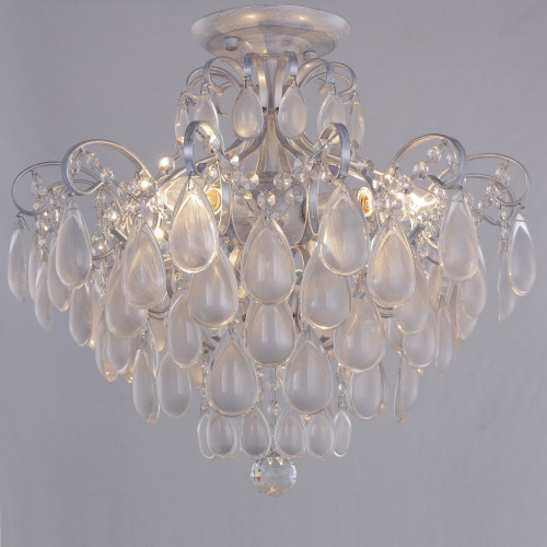 потолочная люстра crystal lux sevilia pl4 silver в Хабаровске