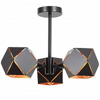 потолочная люстра st luce enigma sl258.402.03 черная в Хабаровске