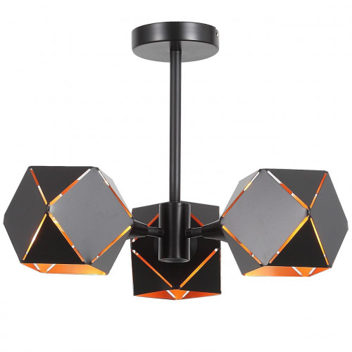 потолочная люстра st luce enigma sl258.402.03 черная в Хабаровске