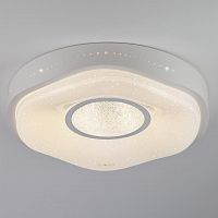 потолочный светодиодный светильник eurosvet shine 40011/1 led белый в Хабаровске