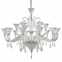 подвесная люстра ideal lux santa sp18 хром в Хабаровске