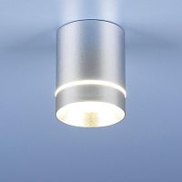 потолочный светодиодный светильник elektrostandard dlr021 9w 4200k хром матовый 4690389102943 в Хабаровске