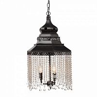 люстра подвесная черная с хрустальными подвесками chandelier в Хабаровске