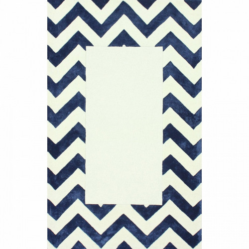 ковер zig zag синий с квадратом 240х330 в Хабаровске