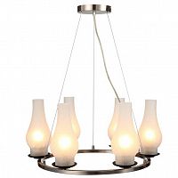 подвесная люстра arte lamp lombardy a6801sp-6br белая в Хабаровске