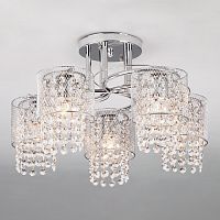потолочная люстра eurosvet bonnie 30137/5 хром в Хабаровске