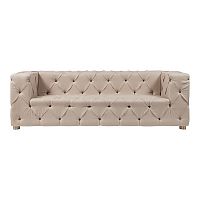 диван soho tufted прямой бежевый в Хабаровске