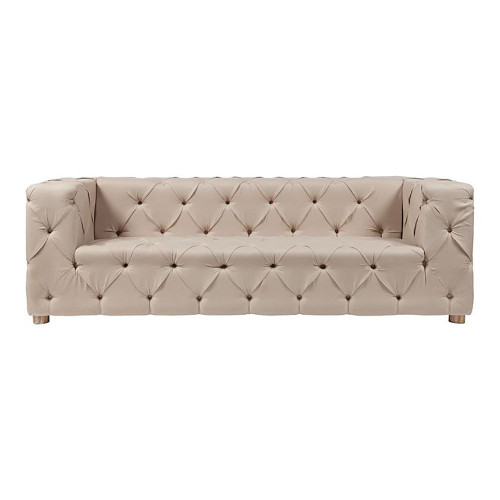 диван soho tufted прямой бежевый в Хабаровске