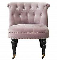 низкое кресло aviana pink velvet в Хабаровске