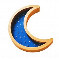 детский светильник месяц синий в Хабаровске