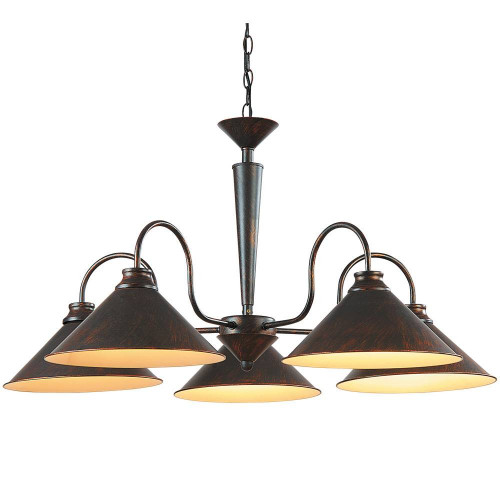 подвесная люстра arte lamp cone a9330lm-5br в Хабаровске