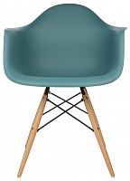 стул klassic premium daw бирюзовый (eames style) в Хабаровске
