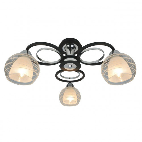потолочная люстра arte lamp ginevra a1604pl-3bk в Хабаровске