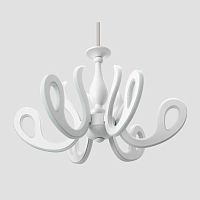 потолочная светодиодная люстра ambrella light orbital classic fk81/6 wh 292w d640 белая в Хабаровске