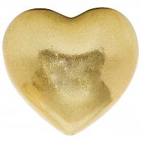 фигурка сердечко 7,6х7,1х4,6 золотое в Хабаровске