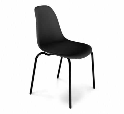 стул dsr черный s30 (eames style) в Хабаровске