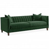 диван penelope sofa прямой зеленый в Хабаровске