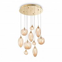 подвесная люстра ideal lux baco sp10 ottone в Хабаровске