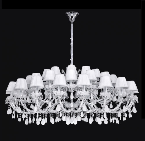 подвесная люстра crystal lux blanca sp45 белая в Хабаровске
