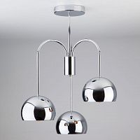 подвесная люстра eurosvet solario 70067/3 хром в Хабаровске
