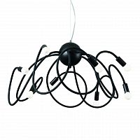 подвесная люстра ideal lux multiflex sp8 nero в Хабаровске