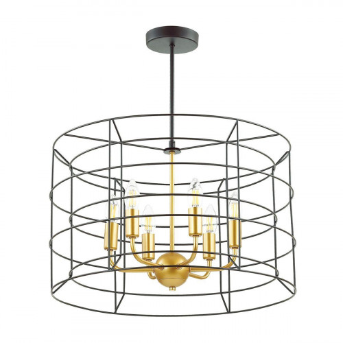 подвесная люстра lumion rupert 4410/6 черная в Хабаровске