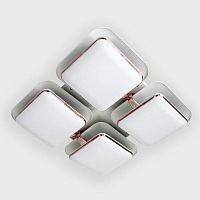 потолочный светодиодный светильник ambrella light orbital granule fg2034 wh 128w+48w d670*670 в Хабаровске