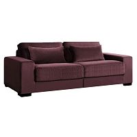 диван lotos violet раскладной прямой бордовый в Хабаровске