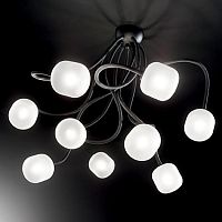 потолочная люстра ideal lux octopus pl9 nero в Хабаровске