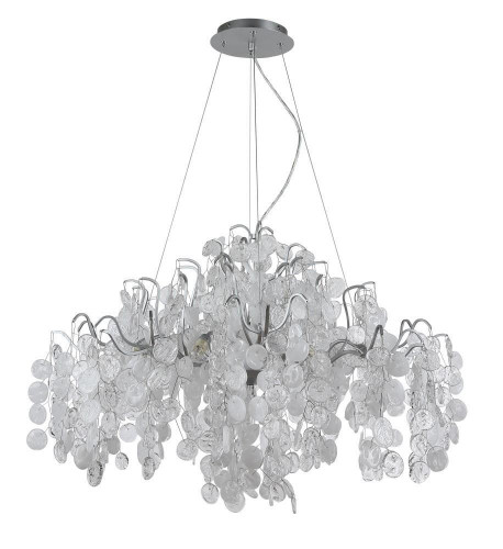 подвесная люстра crystal lux tenerife sp9 silver в Хабаровске