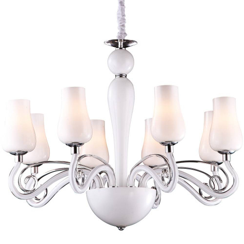 подвесная люстра arte lamp biancaneve a8110lm-8wh в Хабаровске