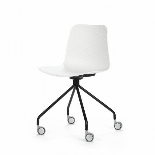 стул glide на колесиках белый в Хабаровске