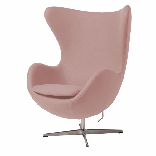 кресло egg chair светло-розовое в Хабаровске