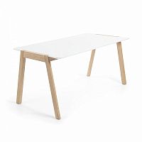 стол kale 200x90 лакированный матовый белый cc0746m46 от la forma (ex julia grup) в Хабаровске