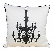 подушка с рисунком канделябра chandelier white в Хабаровске