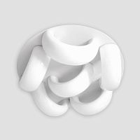 потолочная светодиодная люстра ambrella light orbital cloud fc12/6 wh 120w d650 в Хабаровске