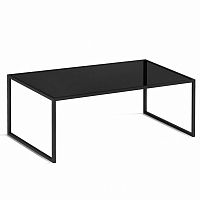 стол журнальный darmian into lite black черное стекло в Хабаровске