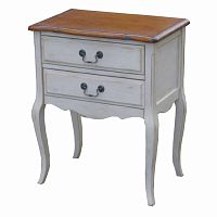 прикроватная тумба mobilier de maison белая, коричневая в Хабаровске