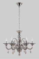 подвесная люстра crystal lux caetano sp-pl6 smoke в Хабаровске