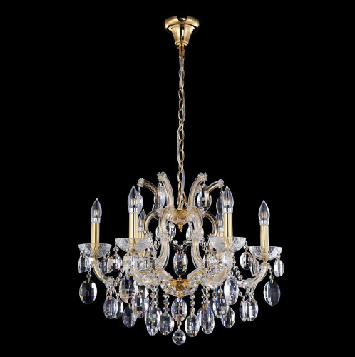 подвесная люстра crystal lux hollywood sp6 gold в Хабаровске