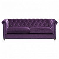 диван chesterfield 2.0 прямой фиолетовый в Хабаровске