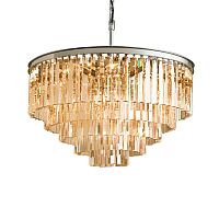 подвесной светильник odeon 10a chrome/amber от delight collection хром/янтарная в Хабаровске
