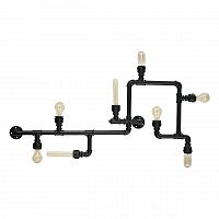потолочная люстра ideal lux plumber pl8 nero в Хабаровске