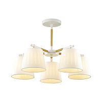 потолочная люстра odeon light nicola 4111/5 белый в Хабаровске