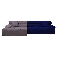 диван tufty-time sofa угловой модульный серый с синим в Хабаровске