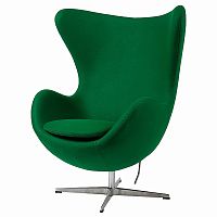 кресло egg chair кашемир зеленое в Хабаровске