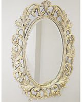 овальное зеркало настенное бежевое гойя artisian ivory в Хабаровске